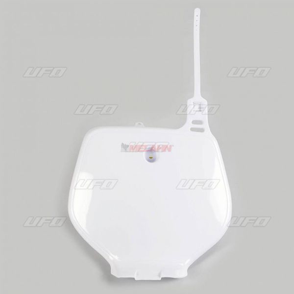 UFO Starttafel vorne für YAMAHA YZ 125/250 1992-1999 / YZF 400 1998-1999, weiß