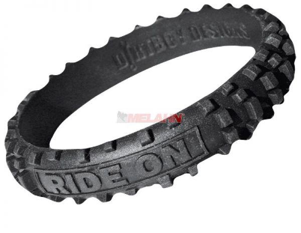 DIRTBOY Armband: MX, schwarz