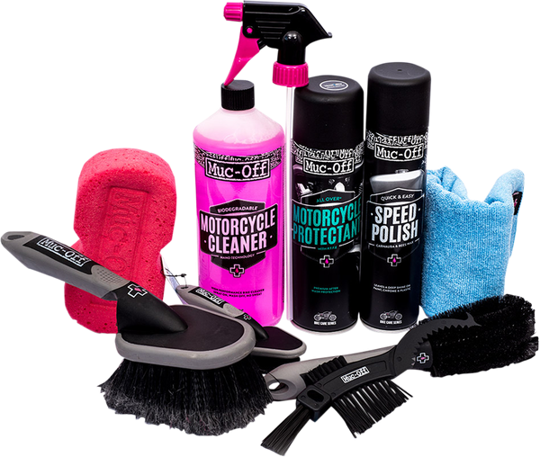 MUC-OFF Ultimate-Motorrad-Reiniger-Set in der Tool-Box, 10-teilig