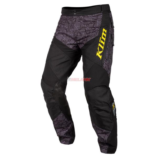KLIM Hose: Dakar, schwarz/grau/gelb