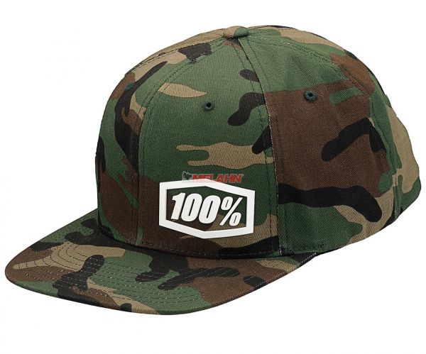 100% Snapback-Cap: Trooper, camo