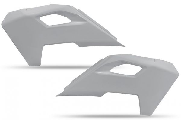 UFO Kühlerspoiler (Paar) kompatibel für HUSQVARNA FC/FS/TC 2023-2024 / FE/TE 2024-2025, grau