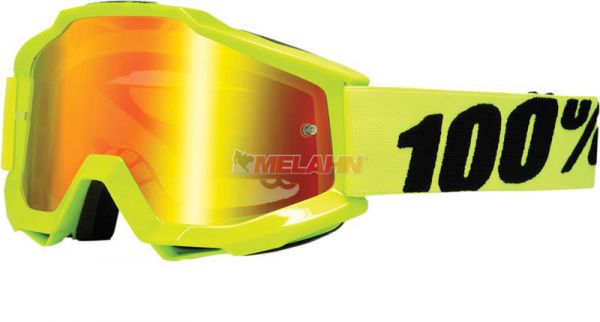 100% Brille: Accuri Fluo, neon-gelb