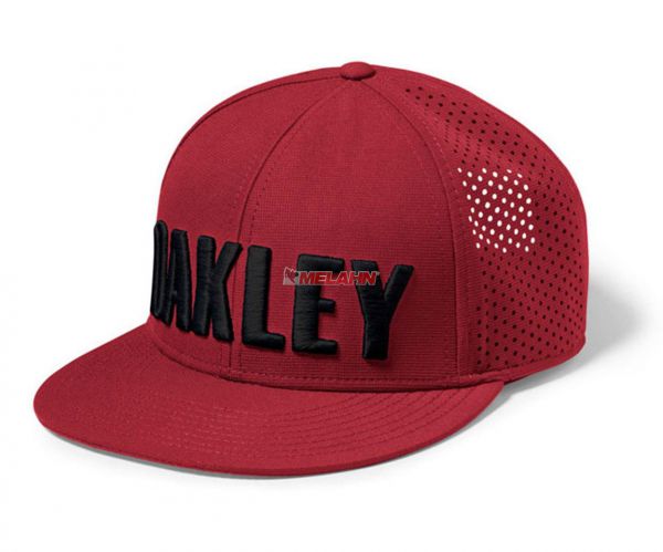 OAKLEY Snapback: Perf Hat, bordeaux