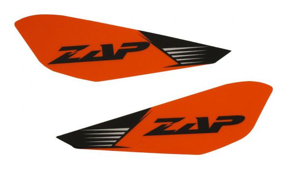 ZAP Handschutz-Aufkleber (Paar) für KTM: ZAP, orange