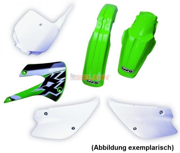 UFO Plastik-Kit KAWA KXF250 14-16, schwarz