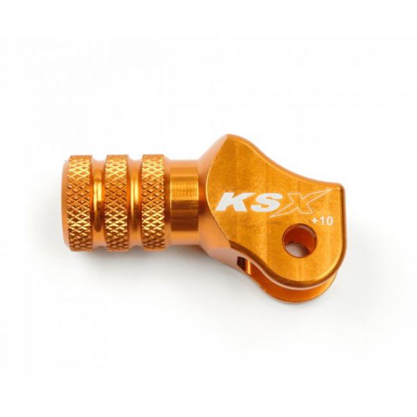 KSX Auftritt für Schalthebel Aluminium +10mm, orange