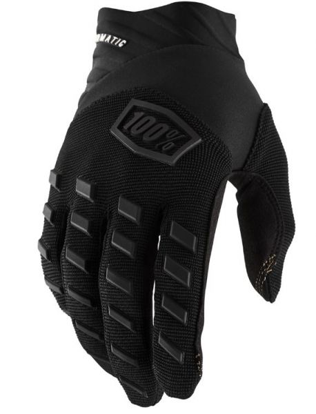 100% Handschuh: Airmatic , schwarz/grau
