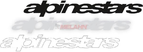 ALPINESTARS Aufkleber: Logo TDC 98cm, schwarz