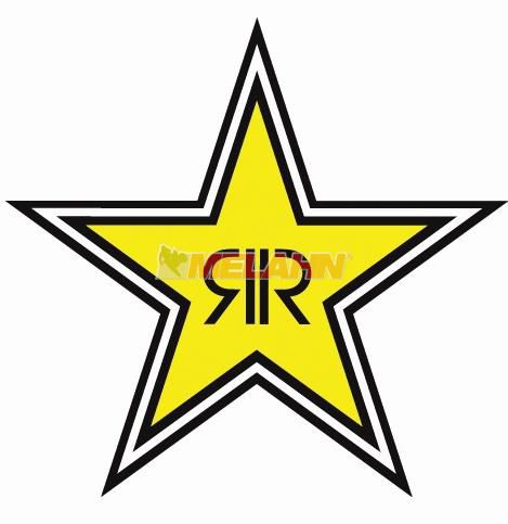 FX Aufkleber: Rockstar Stern-Logo, 30cm