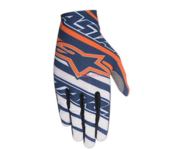ALPINESTARS Handschuh: Dune, blau/weiß/orange