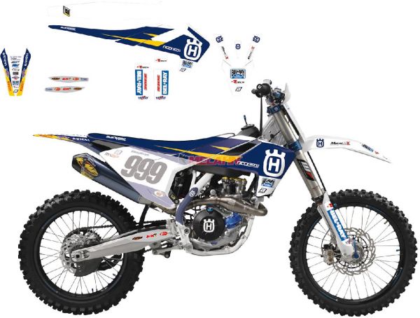 BLACKBIRD Dekor-Kit Husqvarna RICCI Racing FC/TC 16-18 / FE/TE 17-19