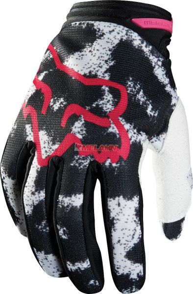 FOX Girls Handschuh: Dirtpaw Print, sw/pink