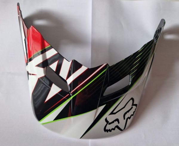 FOX Helmschirm: V1 Visor (2014) Radeon, rot