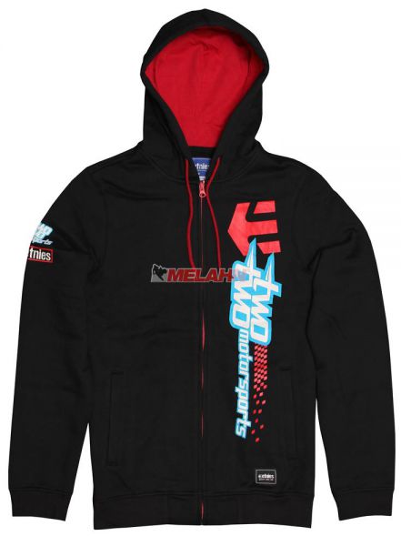 ETNIES Zip-Hoody: Kick Off, Chad Reed, schwarz