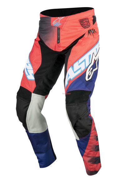 ALPINESTARS Hose: Racer Justin Barcia Limited Edition, rot/blau