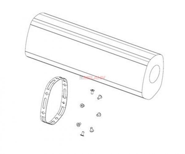AKRAPOVIC Dämmstoffpaket und Nieten, ab 2012