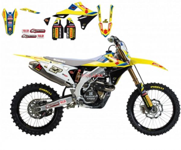 BLACKBIRD Replica-Kit: World MX GP, RMZ 250 19- / 450 18-
