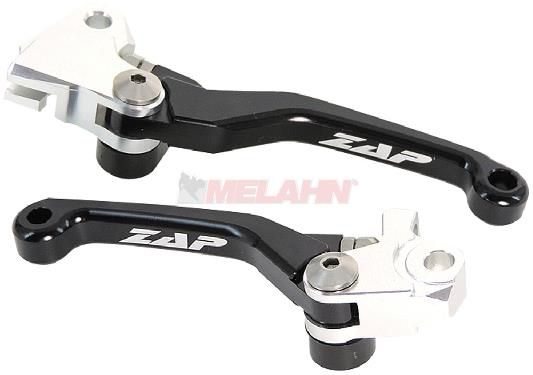 ZAP Flex-Kupplungs-/Bremshebel-Set KXF 250/450 05-12, schwarz