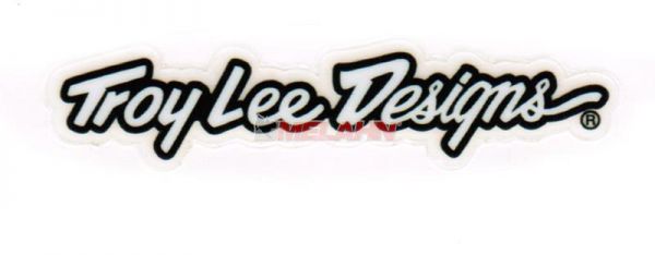 TROY LEE DESIGNS Aufkleber: TLD Schriftzug weiß, 11,5cm