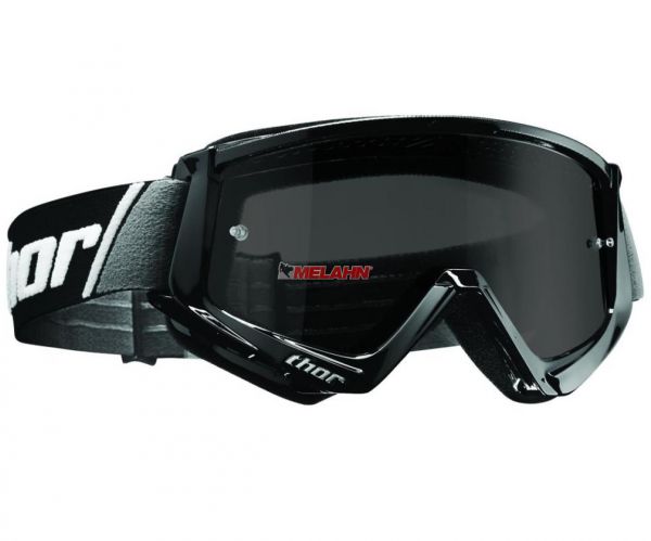 THOR Brille: Combat Sand Solid, schwarz/weiß