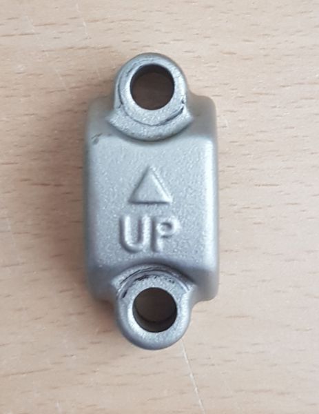 KTM Klemmschelle Bremse, silber, gebraucht
