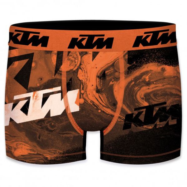 FREEGUN Boxershorts: KTM Mud Boxer, orange/schwarz