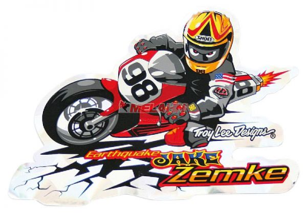 TROY LEE DESIGNS Aufkleber: TLD Jake Zemke, 13cm