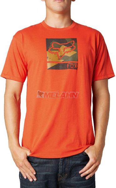 FOX T-Shirt: Grisler, orange