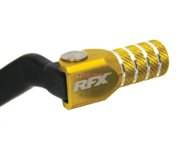 RFX Aluminium-Schalthebel schwarz/gelb, RMZ 450 18-