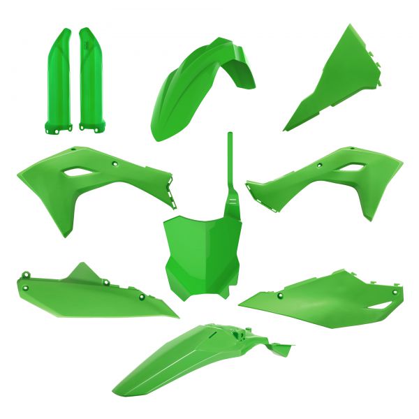 POLISPORT Plastik-Kit Full für KAWASAKI KXF 250 2025- / 450 2024-, grün (OEM)