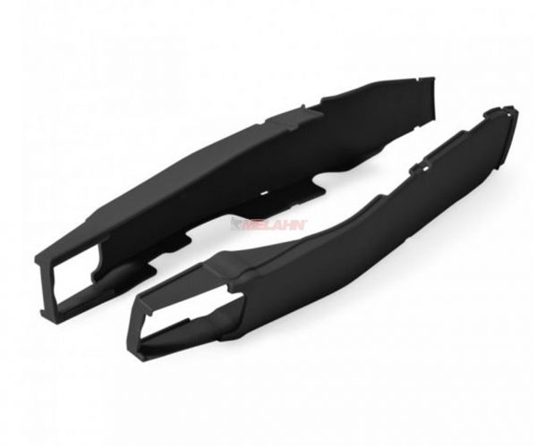 POLISPORT Plastik-Schwingenschutz (Paar) für YAMAHA YZF 250 09-24 / 450 09-22, schwarz