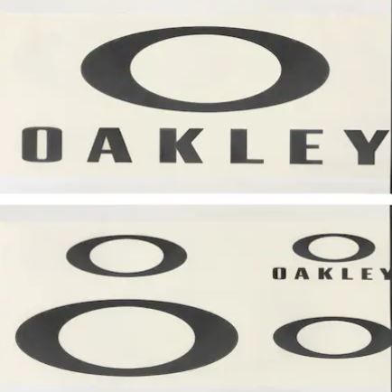 OAKLEY TDC-Aufkleber-Kit: Large schwarz, 5-teilig