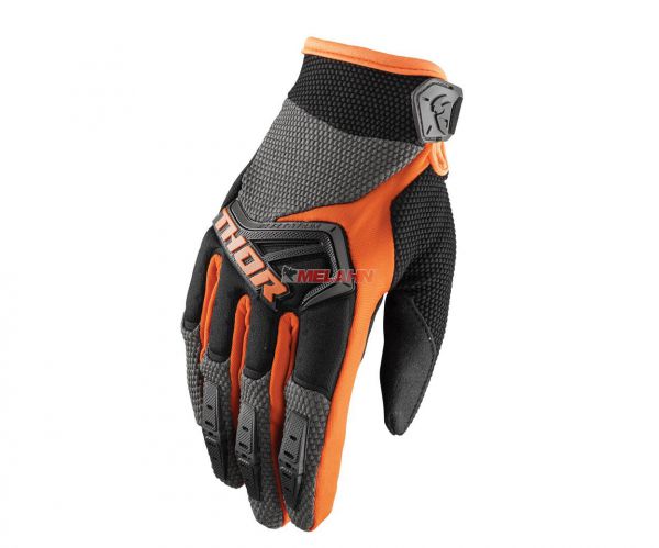 THOR Handschuh: Spectrum, grau/orange