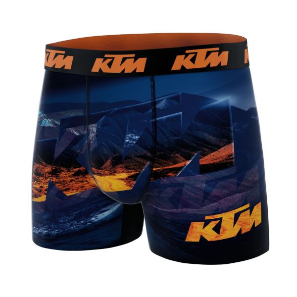 FREEGUN Boxershorts: KTM9 Roa Boxer, blau/orange