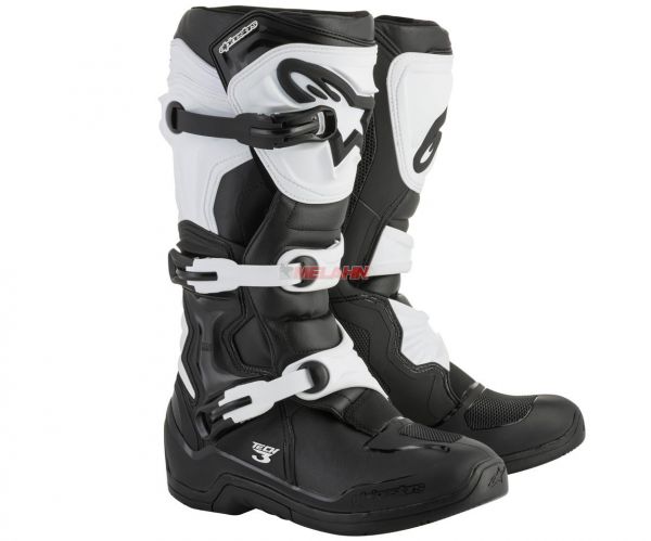 ALPINESTARS Stiefel: Tech 3 , schwarz/weiss