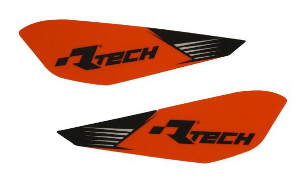 ZAP Handschutz-Aufkleber (Paar) für KTM: RTECH, orange