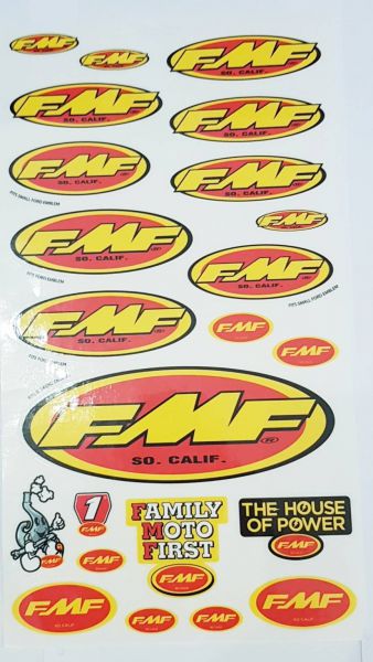 FMF Aufkleber-Kit: Logo, 23-teilig