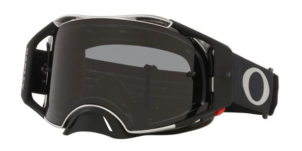 OAKLEY Brille: Airbrake Prizm MX Tuff Blocks schwarz-gunmetal, graues Glas