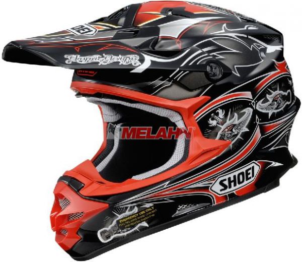 SHOEI Helm: VFX-W Windham 2, schwarz/rot