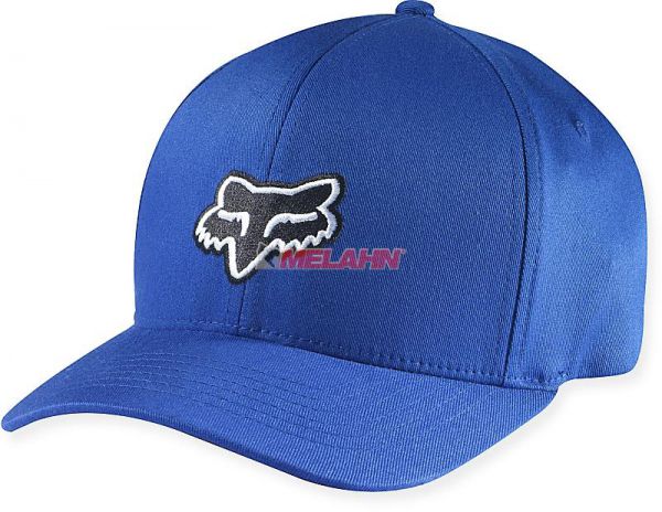 FOX Flex-Fit Cap: Legacy, blau