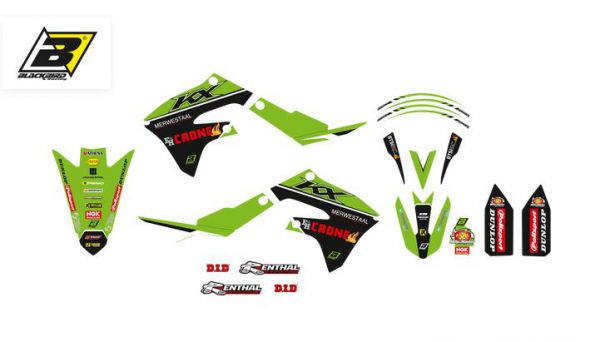 BLACKBIRD Replica-Kit: F&amp;H Racing Team, KXF250 21-24 / 450 19-23