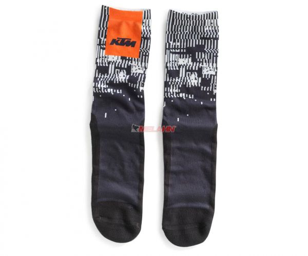 KTM Socke (Paar): Radical Socks, schwarz/weiß