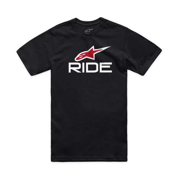 ALPINESTARS T-Shirt: Ride 4.0, schwarz/weiß/rot