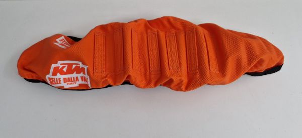 KTM Factory-Sitzbankbezug 125-450 SX 2023- / EXC 2024-, orange
