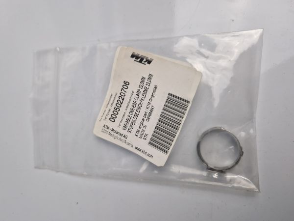 KTM Stufenlose Einohrklemme 22,0mm