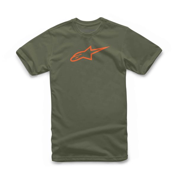 ALPINESTARS T-Shirt: Ageless Classic, military/orange