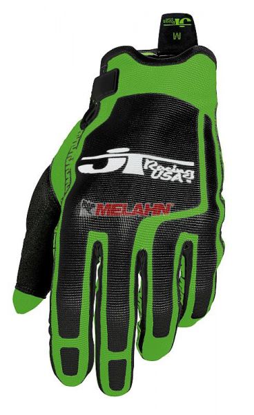 JT-RACING Handschuh: Flex Feel, grün/blau