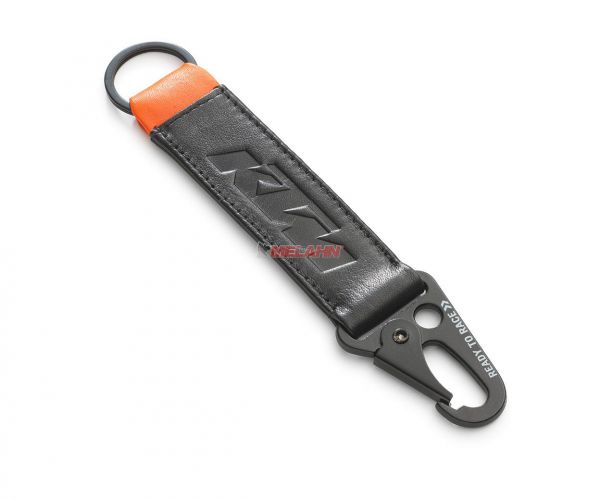 KTM Schlüsselanhänger: Pure Leder, schwarz