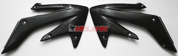 UFO Spoiler (Paar) Kühlerverkleidung, CRF 250 04-09, schwarz